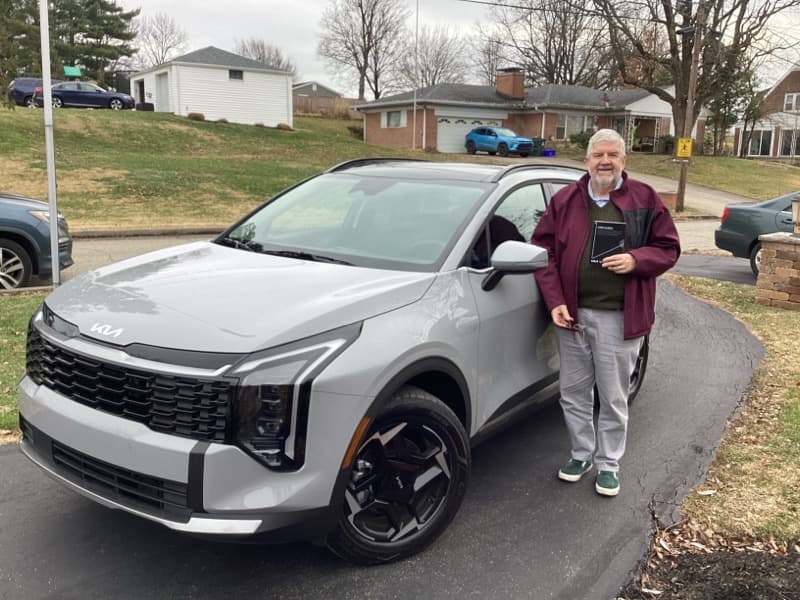 David with his 2026 Kia Sportage EX