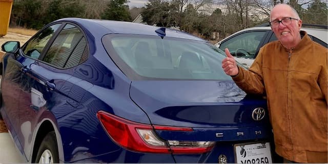Earl with his 2026 Toyota Camry LE